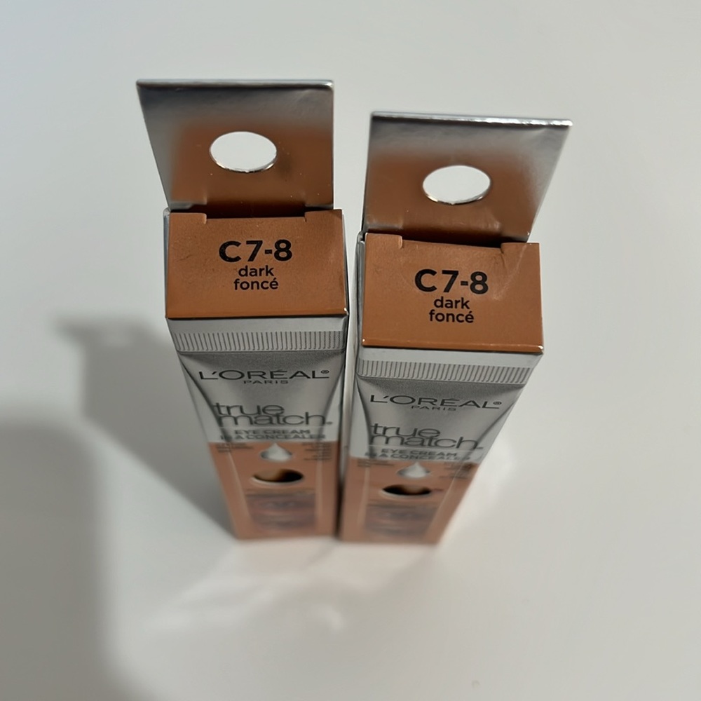 NWT L’oreal True Match Eye Cream in a Concealer- C7-8 Dark - Picture 2 of 5